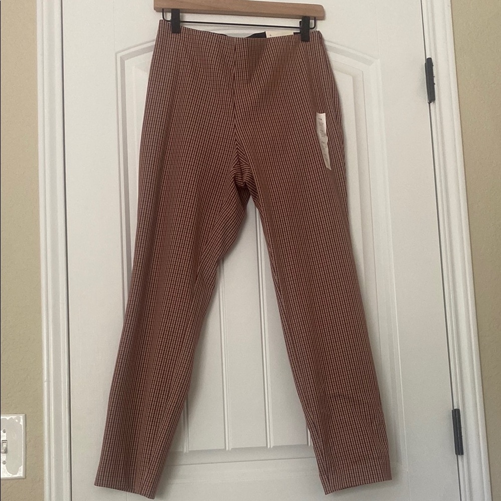 a new day Brown Dress Pants Straight-Leg Design